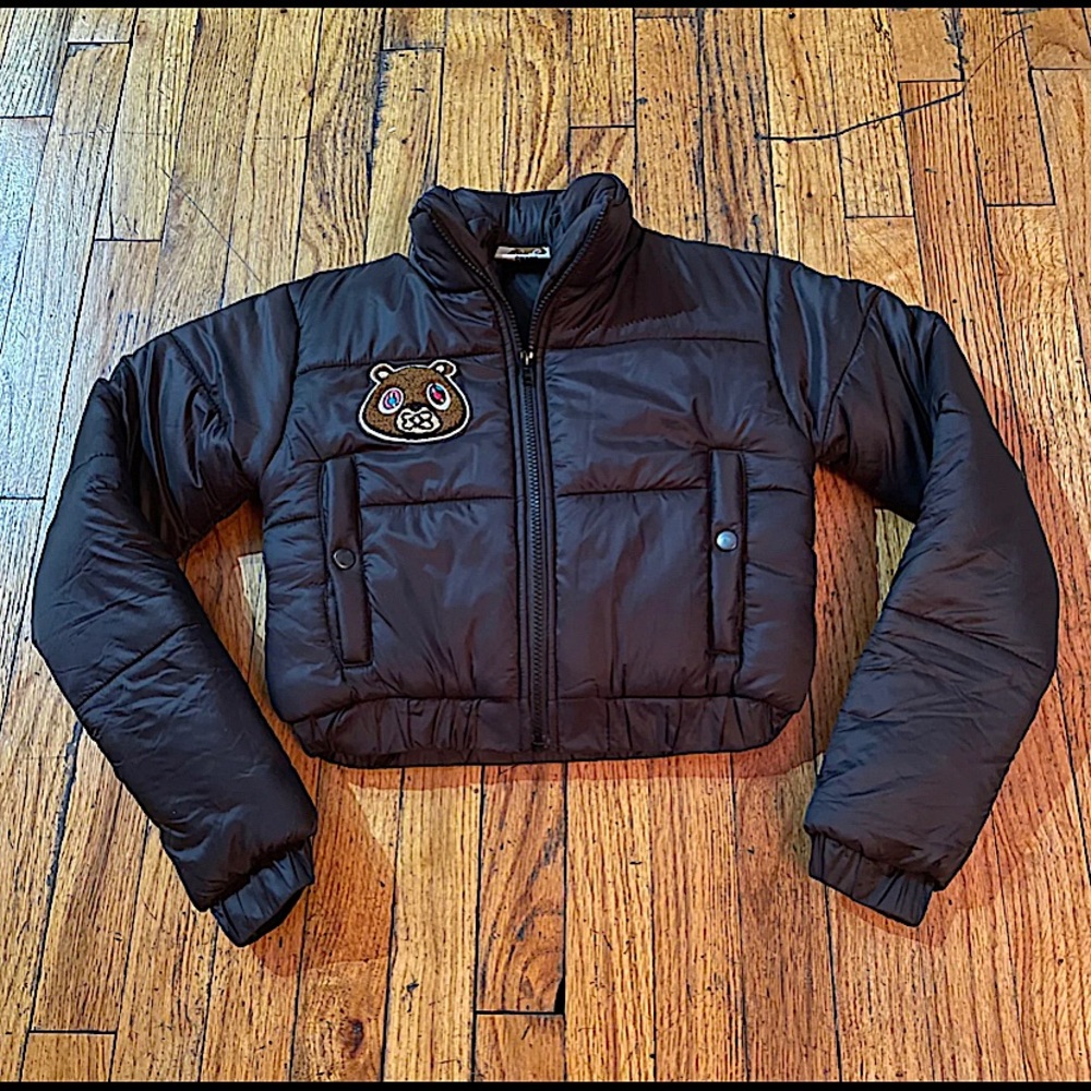 Crop puffer jacket